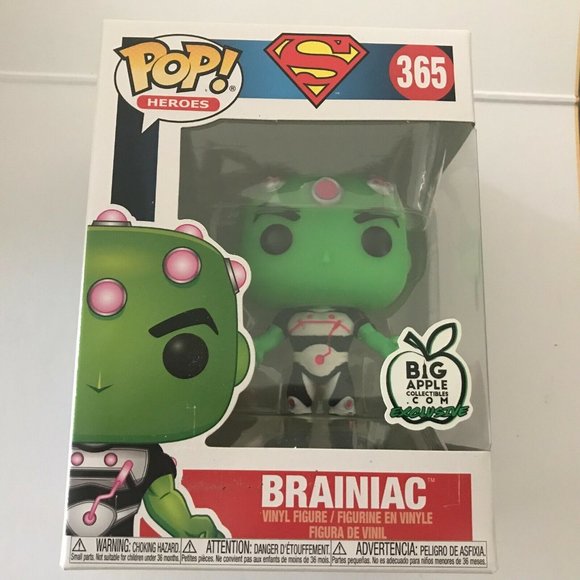 NEW Exclusive DC Comics Brainiac Funko Pop Figure #365 - Picture 2 of 8